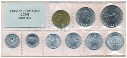 1972. 2f-10Ft (9xklf) érmés forgalmi sor fóliatokban T:UNC patina Adamo FO5