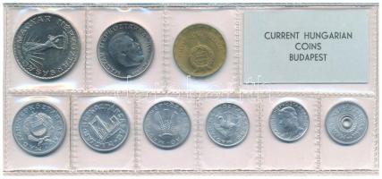 1972. 2f-10Ft (9xklf) érmés forgalmi sor fóliatokban T:UNC patina Adamo FO5