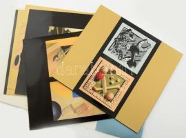 Vasarely Victor (1908-1997): Graphismes 1. 8 db heliogravűr, papír, részben jelzett a heliogravűrön....