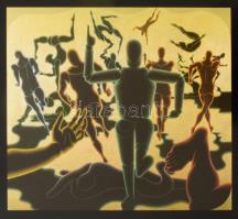 Vasarely Victor (1908-1997): Graphismes 1. 8 db heliogravűr, papír, részben jelzett a heliogravűrön....