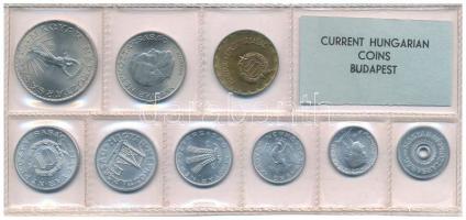 1975. 2f-10Ft (9xklf) érmés forgalmi sor fóliatokban T:UNC kis patina 
Adamo FO8