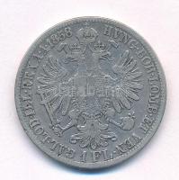 Ausztria 1858A 1Fl Ag "Ferenc József" T:VF,F 
Austria 1858A 1 Florin Ag "Franz Josep...