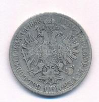 Ausztria 1858A 1Fl Ag "Ferenc József" T:VF,F 
Austria 1858A 1 Florin Ag "Franz Josep...