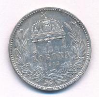 1915KB 1K Ag "Ferenc József" T:AU,XF 
Adamo K5.1