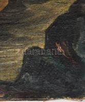 Jelzés nélkül, feltehetően XX. sz. eleje: Szecessziós női akt. Olaj, vászon. 80x33 cm