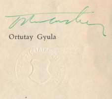 1949 Ortutay Gyula (1910-1978) néprajzkutató, kultuszminiszter aláírása kinevezési okiraton