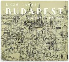 Biczó Tamás: Budapest egykor és ma. Bp., 1979., Panoráma. Biczó Tamás térkepeivel és rajzaival illusztrálva. Kiadói egészvászon kötés, kiadói papír védőborítóban