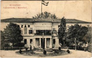 1912 Budapest II. Császárfürdő (gyűrődések / creases)