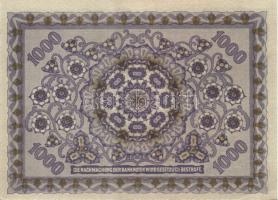 Ausztria / Osztrák-Magyar Bank 1922. 1000K T:I