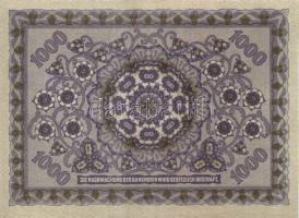 Ausztria / Osztrák-Magyar Bank 1922. 1000K (2x) T:I