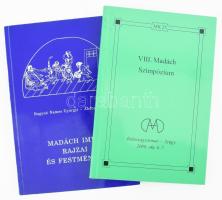 Madách Imre munkásságát ismertető 2 db könyv: Nagyné Nemes Györgyi, Andor Csaba: Madách Imre rajzai és festményei. Képek egy életmű hátteréről. Balassagyarmat-Budapest, 1997, Madách Irodalmi Társaság. Fekete-fehér és színes képekkel, Madách Imre képzőművészeti alkotásainak reprodukcióival gazdagon illusztrált. Kiadói papírkötés. + Tarjányi Eszter, Bene Kálmán (szerk.): VIII. Madách Szimpózium. Budapest-Balassagyarmat, 2001, Madách Irodalmi Társaság. Kiadói papírkötés.