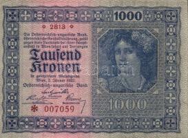 Ausztria / Osztrák-Magyar Bank 1922. 1000K (2x) T:I