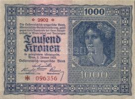 Ausztria / Osztrák-Magyar Bank 1922. 1000K (2x) T:I