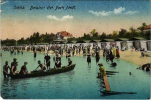 1922 Siófok, Balatoni élet, parti fürdő, strand (EM)