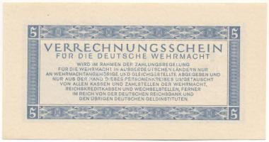 Német Harmadik Birodalom / Deutsche Wehrmacht 1944. 5M T:UNC,AU 
German Third Reich / Deutsche Wehr...