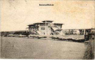 1915 Balatonföldvár, Balaton Club, evezős klub. Gerendai Gyula kiadása (ázott sarok / wet corner)