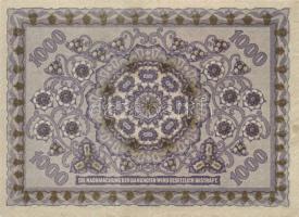 Ausztria / Osztrák-Magyar Bank 1922. 1000K (3x) T:I