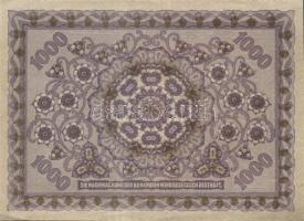 Ausztria / Osztrák-Magyar Bank 1922. 1000K (3x) T:I