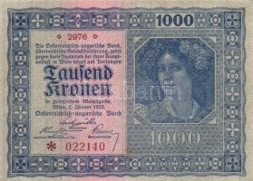 Ausztria / Osztrák-Magyar Bank 1922. 1000K (3x) T:I