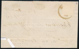 1868 15kr ajánlott levél előlapon "BRASSÓ" - Carlsburg 1868 15kr on registered cover front...