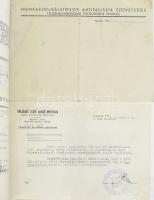 cca 1930-1950 A miskolci zsidóság emlékei dokumentumokon. A helyi hitközségek által kiadott okmányok...