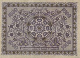 Ausztria / Osztrák-Magyar Bank 1922. 1000K (3x) T:I