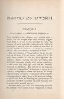Lovell, Arthur: 
Imagination and its Wonders.
London, 1899. Nichols & Co. (Printed by Hay Nisb...