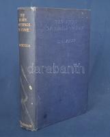 Wells, H(erbert) G(eorge):  The Shape of Things To Come. The Ultimate Revolution. London, 1933. Hutchinson & Co. Ltd. (Printed at The Anchor Press, Tiptree). IX + [10]-431 + [1] + 12 p. Első kiadás. H. G. Wells (1866-1946), a rendkívül termékeny angol író, kritikus, közszereplő, baloldali gondolkodó, publicista, a modern tudományos-fantasztikus irodalom egyik alapítója. Jövőregényében a modern világ 1919 és 2105 között esedékes folyamatait elemzi. A társadalmi, gazdasági és politikai folyamatokat spekulatívan lajstromozó regényben az érzékelhető gazdasági válságból a fegyverkezési verseny menti ki az államokat, ám a túlfegyverkezés következtében az emberiség nem kerüli el a háborút, az 1940-ben kitör a német-lengyel, illetve az olasz-jugoszláv határon, a konfliktusba pedig valamennyi földrész belesodródik. A tízéves háborúban az emberiség fele életét veszti, az államok pedig elvesztik jelenlegi formájukat, mígnem diktatórikus fordulatok után az emberiség megvalósítja (az elbeszélő) szocialista álmát, létrehozva a szociálisan gondoskodó világállamot. A futurológiai regény 1933-ban magyarul is megjelent, ,,Mi lesz holnap? A jövő regénye" címmel, Schöpflin Aladár fordításában. Aranyozott, vaknyomásos kiadói vászonkötésben, a gerincen halvány foltosság. Jó példány.