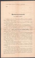 1912 Miskolc, Ajánlati lap háború esetén való szolgálattételre Jankovics Gyula m. kir. tart. hadnagy...