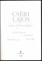 Cséri Lajos. Lajos Cséri sculptor. Cséri Lajos (1928-2020) érem-, szobrászművész által DEDIKÁLT! Göd...