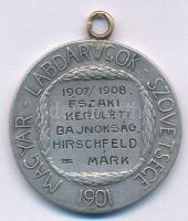 Berán Lajos (1882-1943) 1908. "Ludi Pro Patria / Magyar Labdarúgók Szövetsége" ezüstözött ...