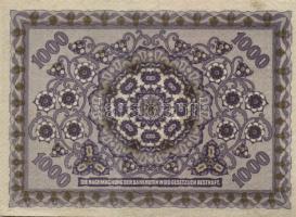 Ausztria / Osztrák-Magyar Bank 1922. 1000K (4x) T:I