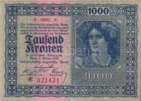 Ausztria / Osztrák-Magyar Bank 1922. 1000K (4x) T:I