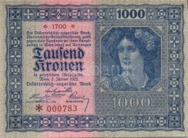 Ausztria / Osztrák-Magyar Bank 1922. 1000K (4x) T:I