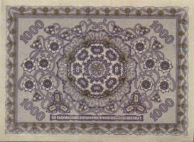 Ausztria / Osztrák-Magyar Bank 1922. 1000K (4x) T:I