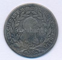 Német Államok / Brandenburg-Bayeruth-i Őrgrófság 1766ES 20kr Ag "Frigyes Krisztián" T:F German States / Brandenburg-Bayeruth 1766ES 20 Kreuzer Ag "Friedrich Christian" C:F Krause KM#250