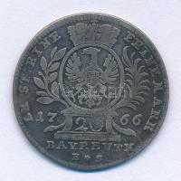 Német Államok / Brandenburg-Bayeruth-i Őrgrófság 1766ES 20kr Ag "Frigyes Krisztián" T:F
G...