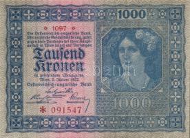 Ausztria / Osztrák-Magyar Bank 1922. 1000K (4x) T:I