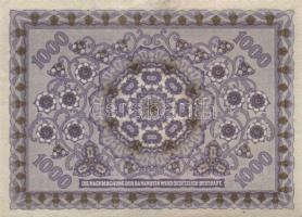 Ausztria / Osztrák-Magyar Bank 1922. 1000K (4x) T:I