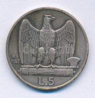 Olaszország 1927R 5L Ag "III. Viktor Emánuel" T:XF patina
Italy 1927R 5 Lire Ag "Vit...