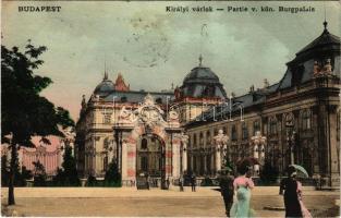 1910 Budapest I. Királyi várlok (várlak) és kapu. Frankendorffer Lajos kiadása (fl)