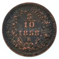 1858B 5/10kr Cu T:VF patina
Adamo M3