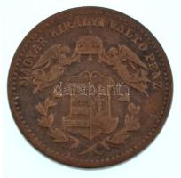 1868KB 1kr Cu "Angyalos címer" T:VF,F
Adamo M4.1