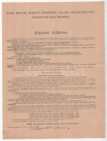 1917. Aláírási felhívás a hetedik, illetve a nyolcadik hadikölcsönhöz (Magyar Királyi Adómentes Álla...