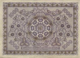 Ausztria / Osztrák-Magyar Bank 1922. 1000K (2x) T:I-