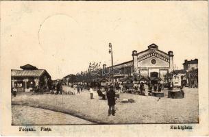 1917 Focsani, Foksány (Moldavia); Piata, Marktplatz / market