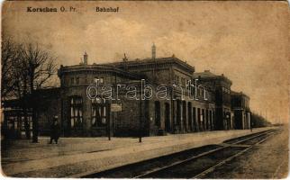 Korsze, Korschen; Bahnhof / railway station (EM)