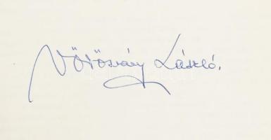 Vörösváry László (1908-1990) könyvkiadó 2 db ALÁÍRT kötete: Egy volt könyvkiadó visszaemlékezései. B...