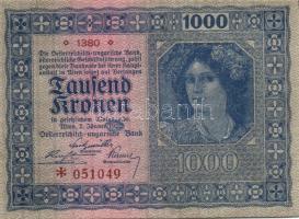 Ausztria / Osztrák-Magyar Bank 1922. 1000K T:I-