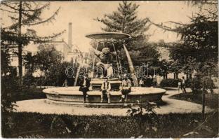 1925 Ploiesti, Ploesti, Ploesci; Gradina Publica / park with fountain (EB)